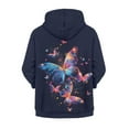 thumbnail image 6 of DISNIMO Girls Butterfly Zip Up Hoodie Kids 8-10 Girl Zipper Hoodie Sweatshirt Boys Full Zip Hooded Jacket Hooded Sweatshirts Jackets Childrens Zippered Hoodies with Front Zipper, 6 of 7