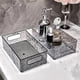 thumbnail image 1 of Caja de Almacenamiento con Diseño de Glaciar, Organizador de Cosméticos de Escritorio para Baño de Gran Valor, Cesta de Almacenamiento de Plástico con Asa., 1 of 6