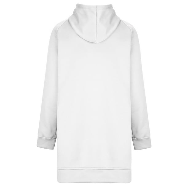 Oversized Sweatshirt for Women Long Sleeve Solid Color Hoodies Side Slit  Loose Fit Comfy Hooded Sweatshirt with Pockets 