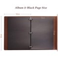 thumbnail image 5 of One Piece Photo Albums Scrapbook 7x7 Leather Diy Anniversary Gift, 5 of 5
