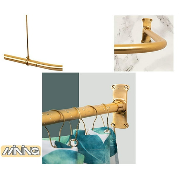 Lshaped shower curtain rod, shower curtain rod at the corner of