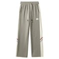 thumbnail image 4 of XDZJLR Men's Casual Pants Fashion Drawstring Design Flat Legs Loose Thin Pant, 4 of 4