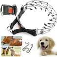 thumbnail image 1 of CNKOO Dog Prong Collar  Dog Pinch Training Collar with Quick Release Snap Buckle And Adjustable Length for Small Medium Large Dogs S (Weight: Around 35 lbs), 1 of 1