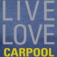 thumbnail image 3 of CafePress - Live Love Carpool Women's Deluxe T Shirt - Womens Tri-blend T-Shirt, 3 of 4
