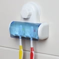 thumbnail image 4 of BRIGHTFUFU Toothbrush Rack Toothbrush Holder Tooth Brush Holder Toothbrush Case Sky-Blue, 4 of 5