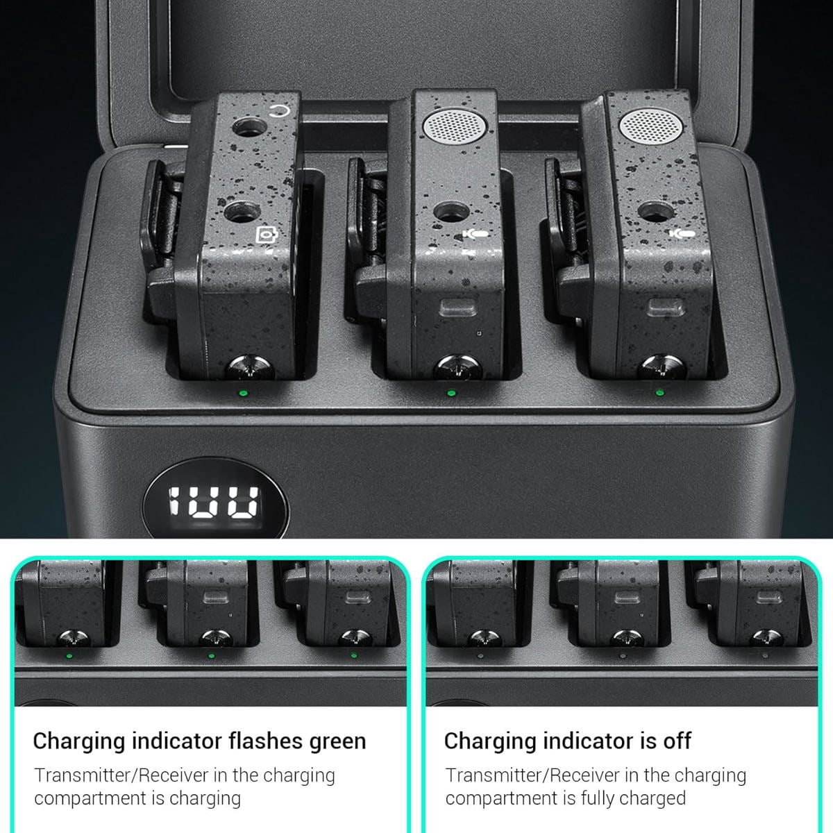 Godox ML II-C4 Charging Case for MoveLink II Wireless Lavalier Microphone