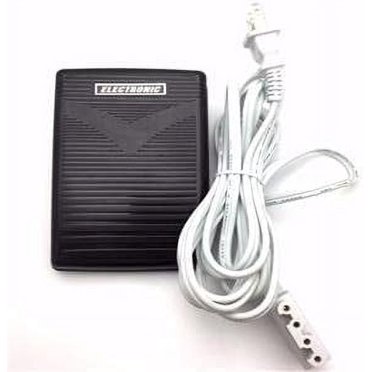 Bequilter Foot Control Pedal For Bernina Sewing Machines - Replacement Pedal With Cord For 540, 640, 700, 800, 830 Series & More (Round Pin Type)