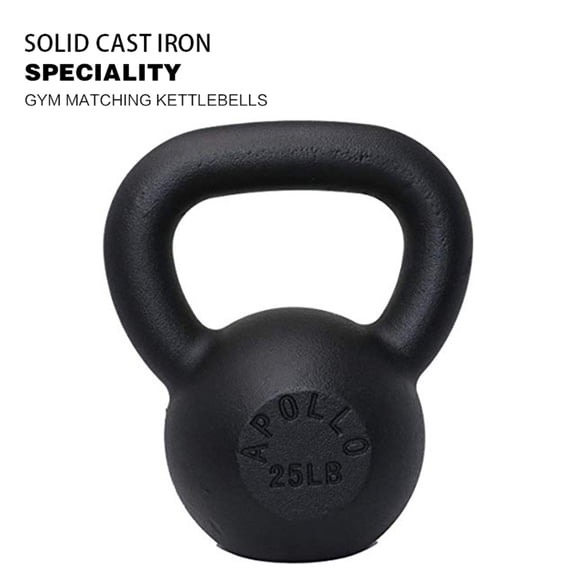 25LBS Solid Cast Iron Kettlebells Ideal for Strength Training, Building Muscles, durable, not easy to wear, safe and stable