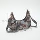thumbnail image 3 of Bolso de compras de moda para mujer para axilas de oso Kawaii para regalo (cinturón de tela marrón), 3 of 8