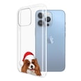 thumbnail image 2 of WIRESTER Cavalier King Charles Spaniels Dog Happy Transparent Soft Gel TPU Clear Case Slim Protective Cover for Apple iPhone 13 Pro 6.1" 2021, 2 of 3