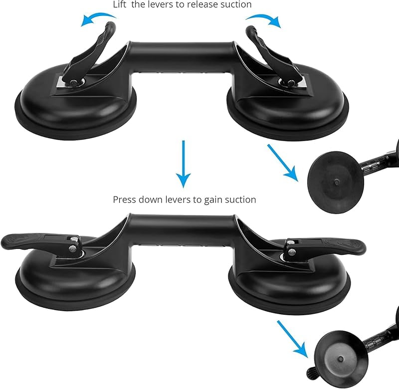 Professional Floor Gap Fixer Tool With Suction Cup & Pressure Gauge - For Laminate, Vinyl, Hardwood Floors