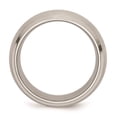 thumbnail image 2 of White Stainless Steel Ring Band Wedding Beveled Standard, 2 of 6