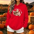 thumbnail image 2 of ZORYEVY Lightweight Womens Hoodies Casual Pullover Long Sleeve Winter Sweatshirts for Women Drawstring Cute Graphic with Pockets Tops, 2 of 6