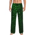 thumbnail image 1 of Balery Green Sparkling Pantalones de pijama para hombre, pijama ultraligero, pantalón de descanso-Medium, 1 of 6