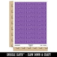 thumbnail image 2 of Deposited Double Line Border Bank Check Sticker Set - Purple - Gloss Finish - 1.75" Medium, 2 of 7
