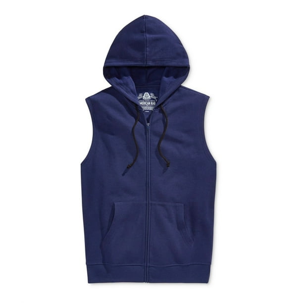 Sudadera con capucha American Rag Fleece FZ Azul Mediano
