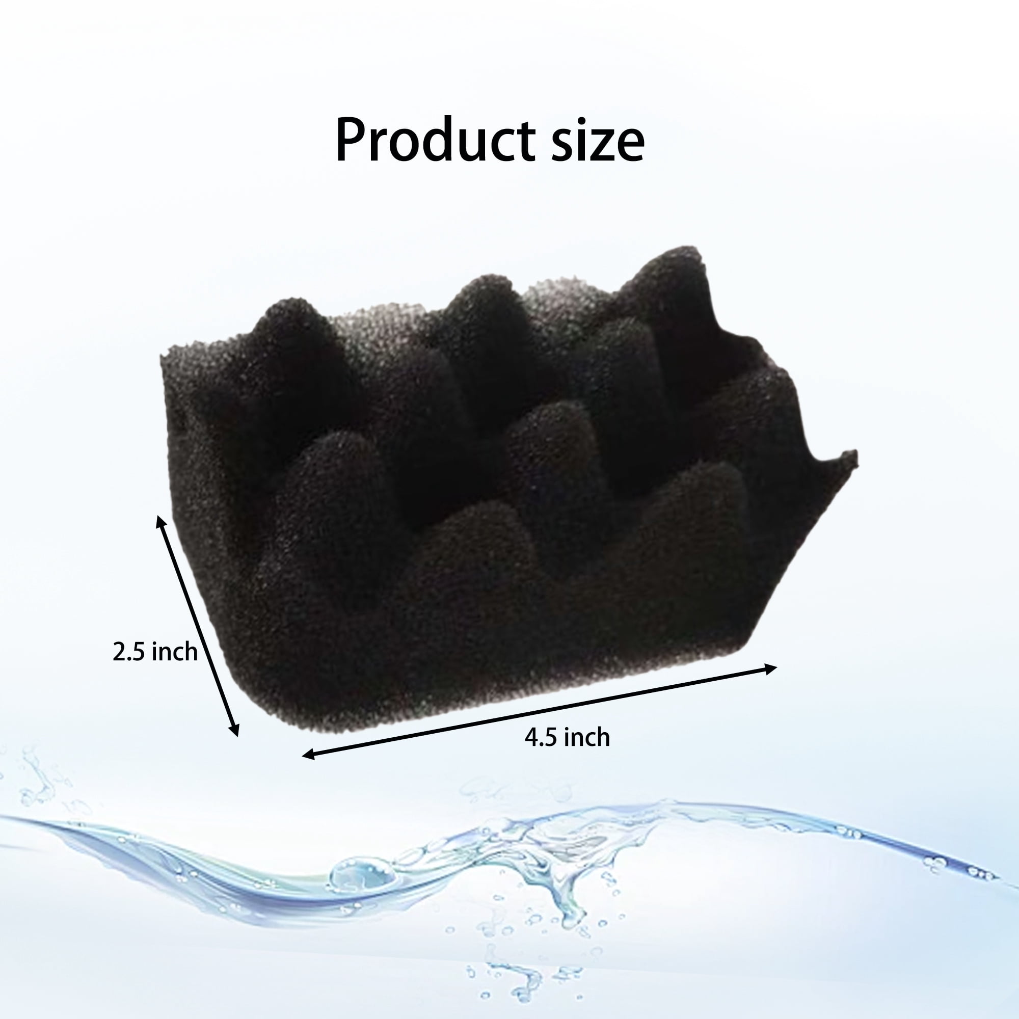 TropicAqua 10 Block Foam Filter Pads for Hagen Fluval 304/305/306/404/405/406 Replacement Aquarium Bio Sponge