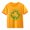 Yellow, variant on XIMIN Edgy Splatter Clover Kids' Girls Boys Short-Sleeve Crew Neck T-Shirt - Distressed Green Graphic, Soft St. Patrick's Day Lucky Charm Top