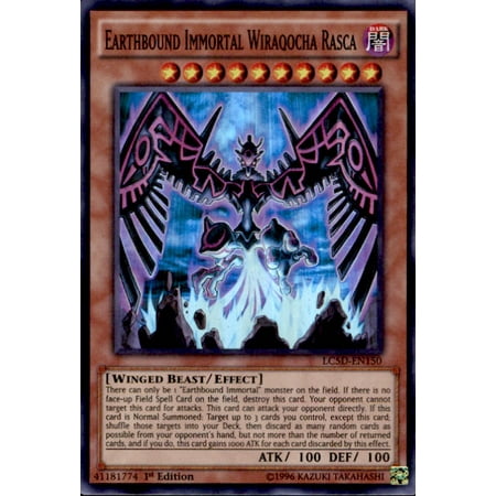 Earthbound Immortal Wiraqocha Rasca LC5D-EN150 Yu-Gi-Oh 5D's - Walmart.com