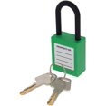 thumbnail image 5 of Wekity 6mm Lockout Tagout Locks Safety Padlock Loto Locks Keyed Differently PA Lock Out Tag Out Steel Shackle Small Luggage Padlocks Green 3PCS-0621, 5 of 5
