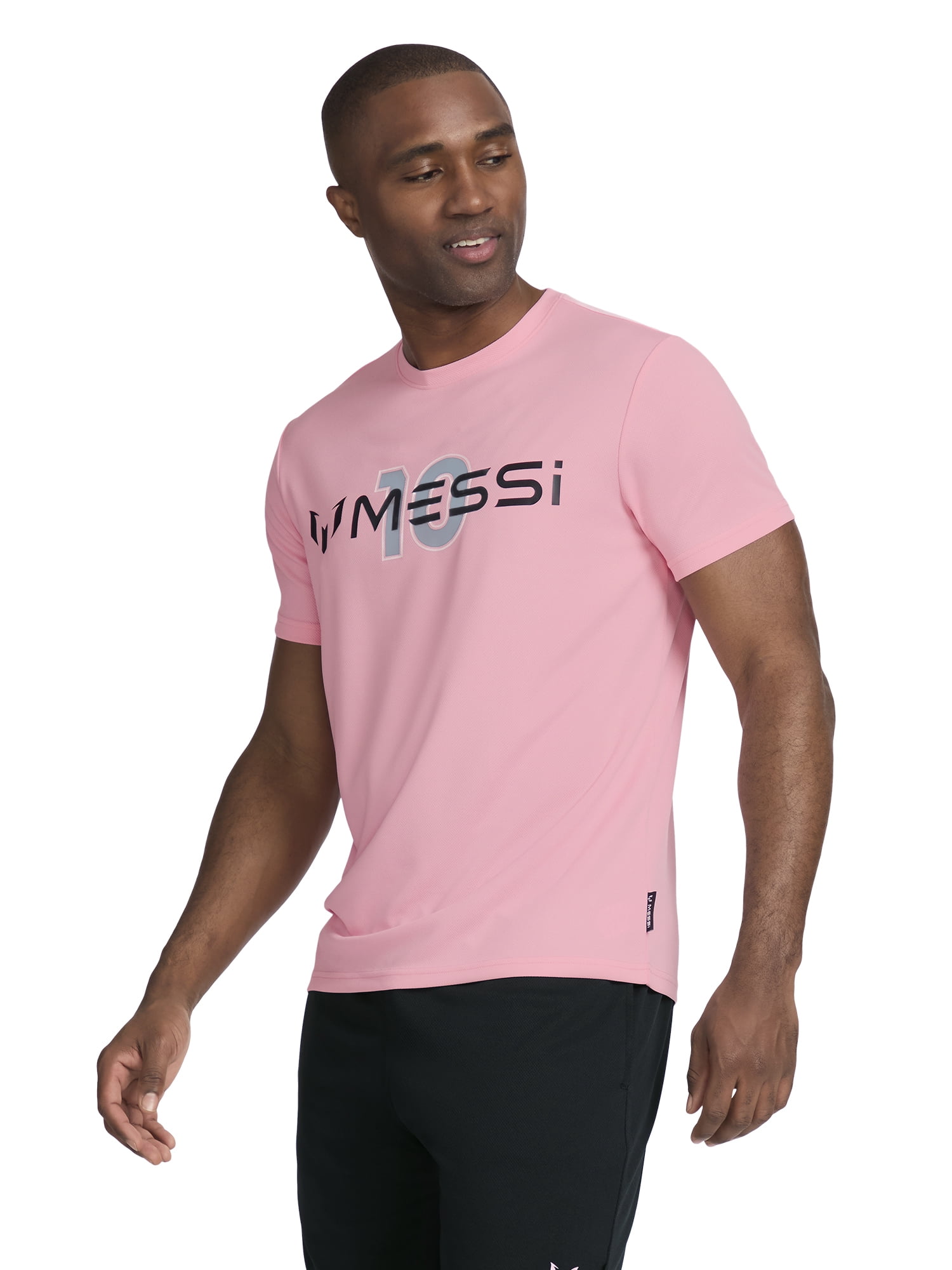 Messi Mens Short Sleeve Athletic Jersey Top, Sizes XS-3XL