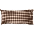 thumbnail image 5 of VHC Brands Rory Plaid Cotton Rustic Bedding King Pillow Case Set of 2, Case-21x40, Grey, 5 of 5