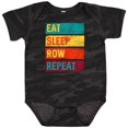 thumbnail image 3 of Inktastic Rowing Team Eat Sleep Row Repeat Boys or Girls Baby Bodysuit, 3 of 5