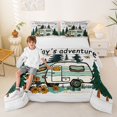 thumbnail image 2 of Erosebridal Kids Cartoon Car Butterflies Queen Comforter Set 3pcs,Teens Rustic Cottage Bedding Comforter Set,Ultra Soft Home Decor, 2 of 6
