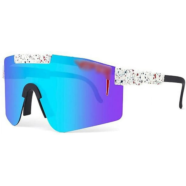  Cycling Glasses,Vipers Sunglasses Youth Boy Girl Teenage, Polarized Sports Sunglasses For Running Climbing Skiing Fishing Driving  Baseball Golf Hiking,UV 400 Red+red