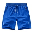 thumbnail image 2 of Running Shorts for Men Summer Casual Elastic Waist Straight Leg Lightweight Breathable Workout Gym Shorts with Pockets, 2 of 6