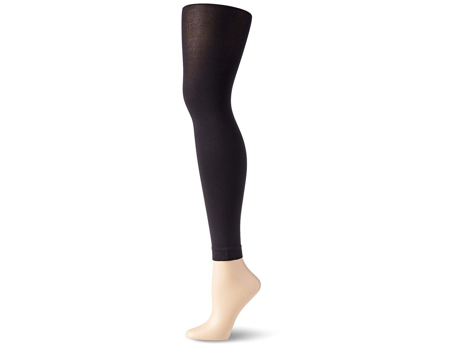 No nonsense Women's Super Opaque Control Top Footless Tights