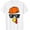 White, variant on Funny Turkey Face Fall Thanksgiving Party Costume for Boys T-Shirt,Top Tees,Black