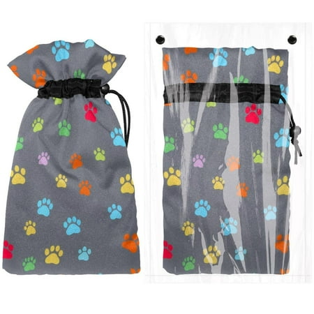 

Josid Dog Pattern Reusable Outdoor Faucet Insulation Covers Waterproof and Freeze-Resistant Spigot Protector Bags 2 Pack 11 x 6.9