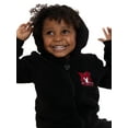 thumbnail image 3 of Mickey Mouse Toddler Boys Plush Fleece Full-Zip Cosplay Hoodie, Sizes 12M-5T, 3 of 8