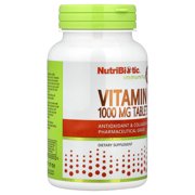 NutriBiotic Vitamin C, 1,000 mg, 100 Vegan Tablets