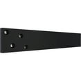 thumbnail image 2 of Ekena Millwork 2 1/2"W x 16"D Hidden Floating Steel Heavy Duty Bracket, Powder Coated Black, 2 of 10