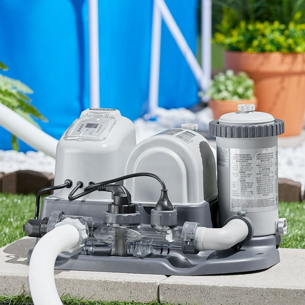 Intex 120V Krystal Clear Saltwater System Pool Chlorinator