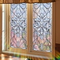 thumbnail image 3 of European Style Colorful Window Stickers,PVC Anti-UV Blackout Window Sticker Waterproof and Dustproof Window Decals for Bedroom Living Room Decorative, 3 of 5