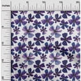 thumbnail image 2 of oneOone Georgette Viscose Medium Blue Fabric Florals Sewing Craft Projects Fabric Prints By Yard 42 Inch Wide, 2 of 4