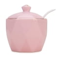 thumbnail image 2 of Dispenser Salt Container Ceramic Sugar Bowl with Lid and Spoon for Home and Kitchen for Simple kitchen supplies salt pot pond pot MSG pot seasoning pot ceramic, 2 of 9