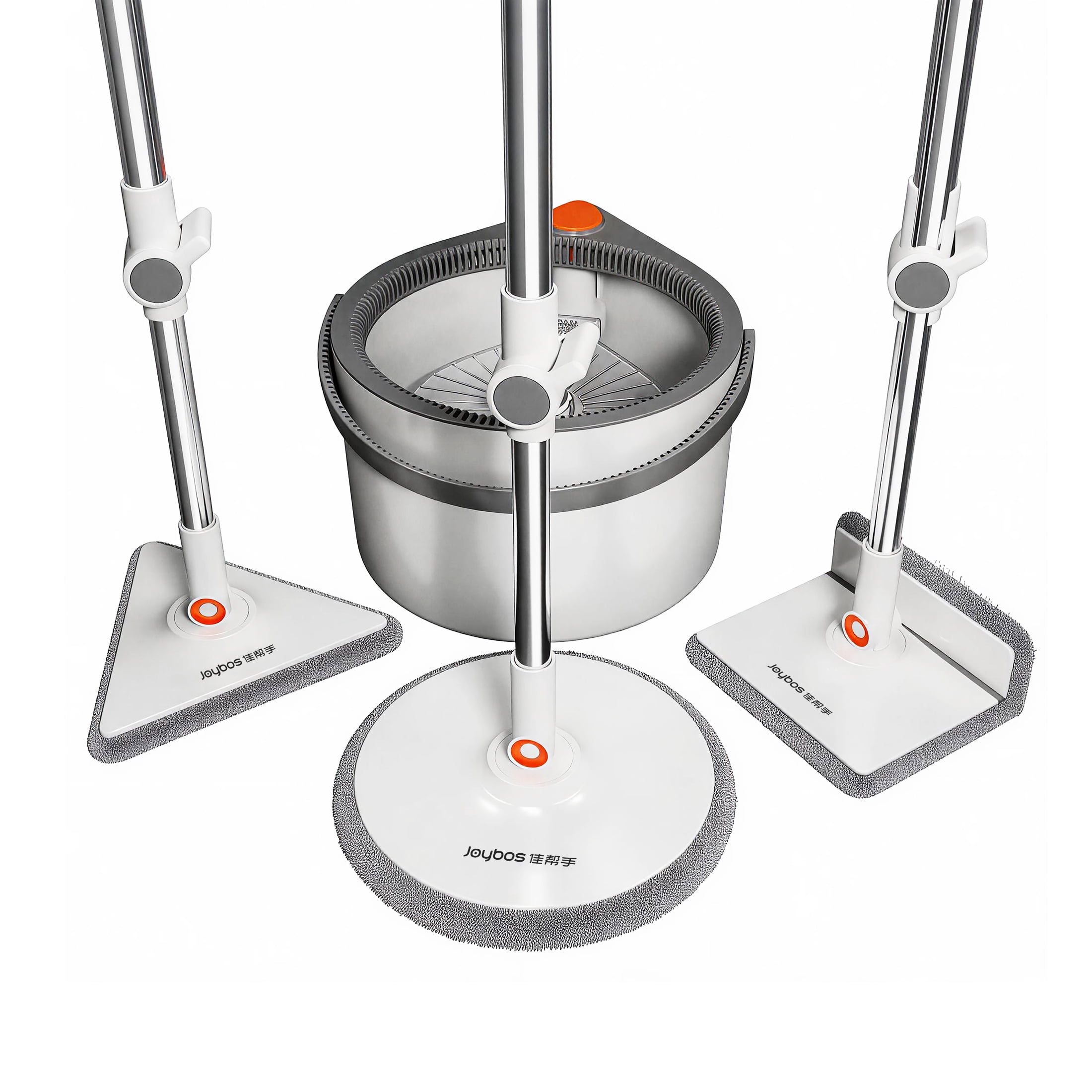 KZKR Spin Mop and Bucket Set, Built-in Wringer, 360¬∞ Flexible
