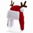 thumbnail image 1 of Kurt S Adler 4965018 7 in. Plush Red Kids Christmas Hat with Antlers, 1 of 4