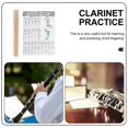 thumbnail image 4 of 1pc Clarinet Finger Guide Chart Useful Clarinet Chord Chart for Clarinet Beginners, 4 of 4