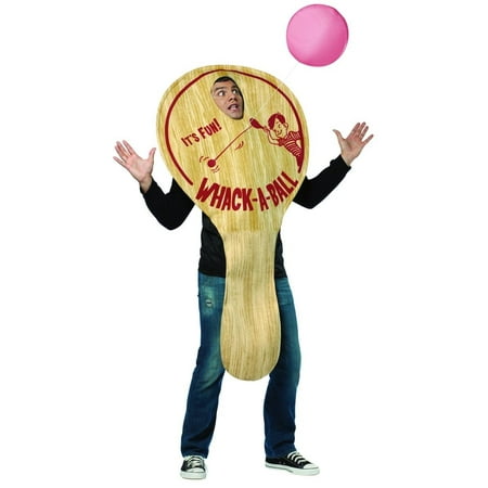 Funny Paddle Ball Costume Adult One Size Fits Most