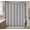 Gray, variant on Serafina Home Gray Fabric Shower Curtain: Modern Geometric with Silver Metallic Accent