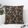 thumbnail image 4 of Honeii Mushroom Garnish Print Throw Pillow, Square Decorative Pillow Forms Soft Fluffy Plump Pillow Decorative Pillow Inserts,Couch Pillows-22"x22", 4 of 7