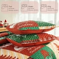thumbnail image 5 of Whale Flotilla Reversible Patchwork Quilts Twin Size, Lightweight Boho Printed Bedspreads Coverlets Quilt Bedding Set with 1 Pillow Shams for All Seasons, Happy Christmas, 5 of 6