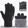 thumbnail image 3 of Jacenvly Winter Gloves Waterproof Winter Knit Gloves Warm Full Men Women with Upgraded Screen -Slip Glove Fleece Lined, 3 of 8