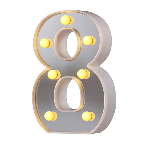 LINLIN LED Letter Lights, Alphabet Marquee Letters Sign LED Marquee Number Lights Sign for Night Light Christmas Valentine Wall Table Decor