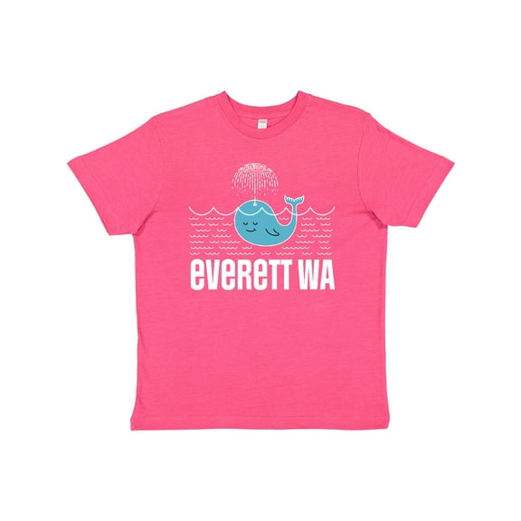 Inktastic Everett Washington Whale Watching Youth T-Shirt